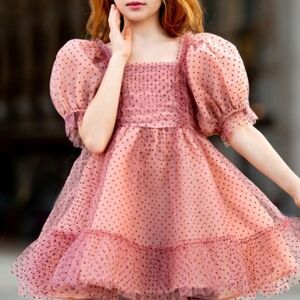 Joyfolie Glenn dress in Rose